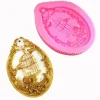 Czech Beads Exclusive Moule Baroque De Luxe Cage D’Oiseau Pendentif Décoration, 3D En Silicone De Chocolat Savon Gâteau, Fondant 19