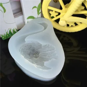 Czech Beads Exclusive Moule Cygne Oiseau De Mariage, 3D En Silicone De Chocolat Savon Gâteau, Fondant Gâteau, L’Argile De Résine 15