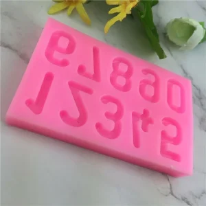 Czech Beads Exclusive Moule Dessin Animé Nombres De L’Alphabet Anniversaire, 3D En Silicone De Chocolat Savon Gâteau, Fondant Gâ 9