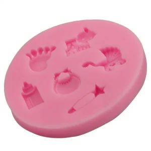 Czech Beads Exclusive Moule Douche De Bébé Mélanger De Nouveau-nés, 3D En Silicone De Chocolat Savon Gâteau, Fondant Gâteau, L’A 11