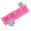Czech Beads Exclusive Moule 4 Fleurs De La Prune, De La 3D En Silicone De Chocolat Savon Gâteau, Fondant Gâteau, L’Argile De Rés 17