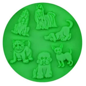 Czech Beads Exclusive Moule Mélange De Chien De Race Yorkshire, 3D En Silicone De Chocolat Savon Gâteau, Fondant Gâteau, L’Argil 15