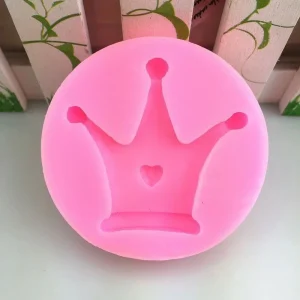 Czech Beads Exclusive Moule La Petite Princesse De La Couronne D’Anniversaire, 3D En Silicone De Chocolat Savon Gâteau, Fondant 13