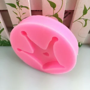 Czech Beads Exclusive Moule La Petite Princesse De La Couronne D’Anniversaire, 3D En Silicone De Chocolat Savon Gâteau, Fondant 15