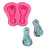 Czech Beads Exclusive Moule Pantoufle Plage De La Chaussure, De La 3D En Silicone De Chocolat Savon Gâteau, Fondant Gâteau, L’Ar 17