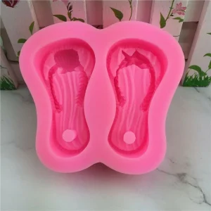 Czech Beads Exclusive Moule Pantoufle Plage De La Chaussure, De La 3D En Silicone De Chocolat Savon Gâteau, Fondant Gâteau, L’Ar 13