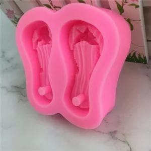 Czech Beads Exclusive Moule Pantoufle Plage De La Chaussure, De La 3D En Silicone De Chocolat Savon Gâteau, Fondant Gâteau, L’Ar 15