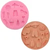 Czech Beads Exclusive Moule Mélanger En Bord De Plage Enfants, 3D En Silicone De Chocolat Savon Gâteau, Fondant Gâteau, L’Argile 19