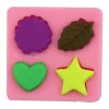 Czech Beads Exclusive Moule Mélange En Forme De Coeur Cookie, 3D En Silicone De Chocolat Savon Gâteau, Fondant Gâteau, L’Argile 14