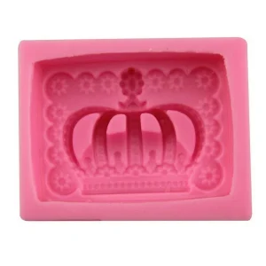 Czech Beads Exclusive Moule Couronne Royale De La Reine Rectangle, 3D En Silicone De Chocolat Savon Gâteau, Fondant Gâteau, L’Ar 12