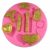 Czech Beads Exclusive Moule Médical Mélange Médecin Infirmière Hôpital, 3D En Silicone De Chocolat Savon Gâteau, Fondant Gâteau, 16