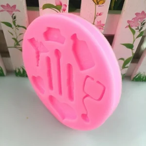 Czech Beads Exclusive Moule Médical Mélange Médecin Infirmière Hôpital, 3D En Silicone De Chocolat Savon Gâteau, Fondant Gâteau, 11