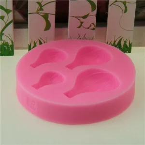 Czech Beads Exclusive Moule La Taille De Mélange Rayé De Ballon à Air, 3D En Silicone De Chocolat Savon Gâteau, Fondant Gâteau, 9