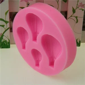 Czech Beads Exclusive Moule La Taille De Mélange Rayé De Ballon à Air, 3D En Silicone De Chocolat Savon Gâteau, Fondant Gâteau, 13