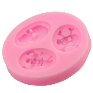 Czech Beads Exclusive Moule 3 Crâne Ovale Camée Cabochon Steampunk Halloween, 3D En Silicone De Chocolat Savon Gâteau, Fondant G 8
