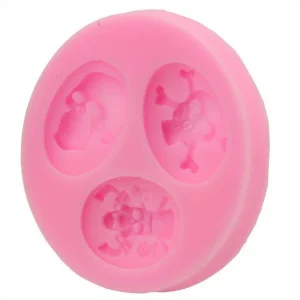 Czech Beads Exclusive Moule 3 Crâne Ovale Camée Cabochon Steampunk Halloween, 3D En Silicone De Chocolat Savon Gâteau, Fondant G 12