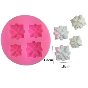 Czech Beads Exclusive Moule Boîte De Cadeau D’Anniversaire, De Noël, De La 3D En Silicone De Chocolat Savon Gâteau, Fondant Gâte 6