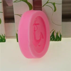 Czech Beads Exclusive Moule Ancre Camée Ovale Cabochon De Marine De La Mer, De La 3D En Silicone De Chocolat Savon Gâteau, Fonda 11