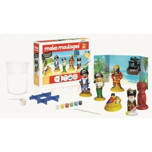 Mako Creations Moulage Enfant Coffret Moulage En Plâtre – Pirates à Bord – 5 Pcs 8