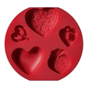 Czech Beads Exclusive Moule FIMO De Silicone De Moulage Par Extrusion – Cœur, De L’Argile De L’Artisanat, De L’Argile Des Arrang 11