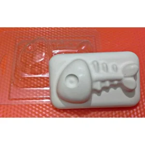 Czech Beads Exclusive Moule 1pc Poisson Squelette De La Plage De La Mer Du Marin En Plastique Fabrication De Savon De Cire Choco 6